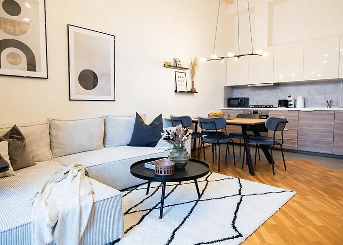 Apartament Rentero Cozy Industrial 8min Dancing House Apartment, Praga